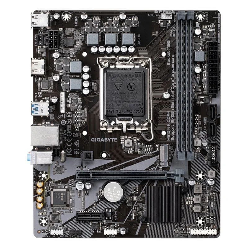 Placa Base Gigabyte H610M K DDR4 Socket 1700, foto 2