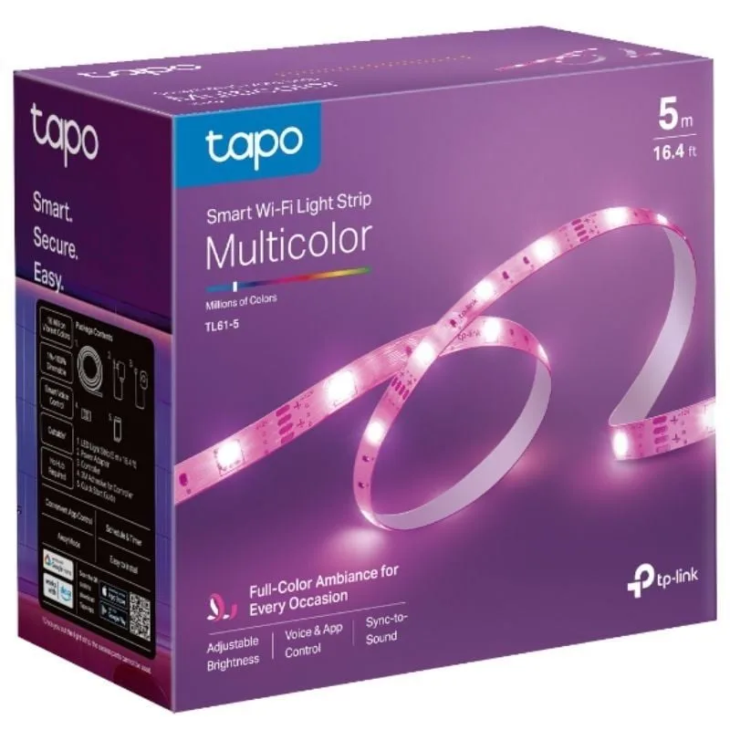 Tira LED TP-Link Tapo TL61-5, foto 2