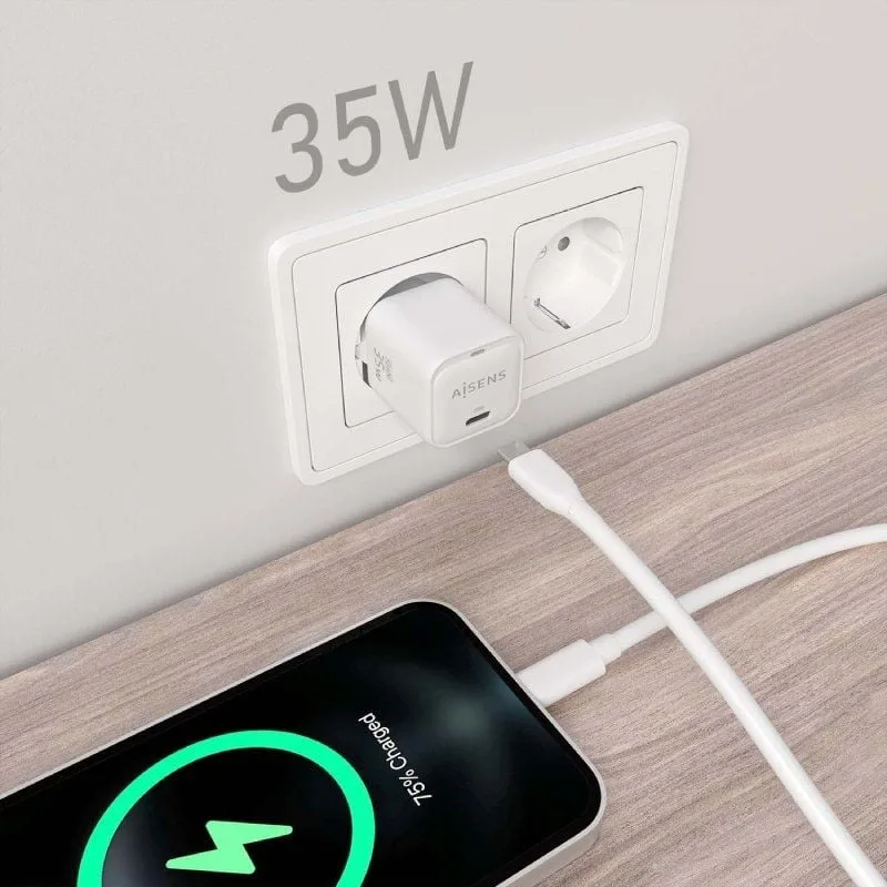 Cargador de Pared GaN Aisens ASCH-35W1P022-W, foto 5