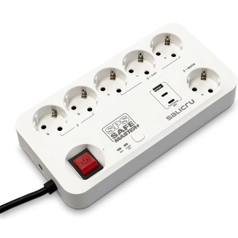 Regleta con interruptor Salicru SAFE MASTER+