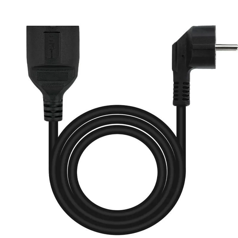 Cable Alargador de Corriente Nanocable 10.22.0602-BK, foto 2