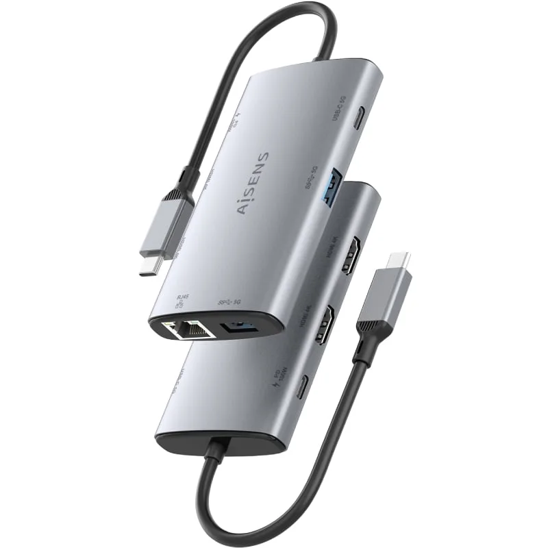 Docking USB Tipo-C Aisens ASUC-7P049-GR, foto 3