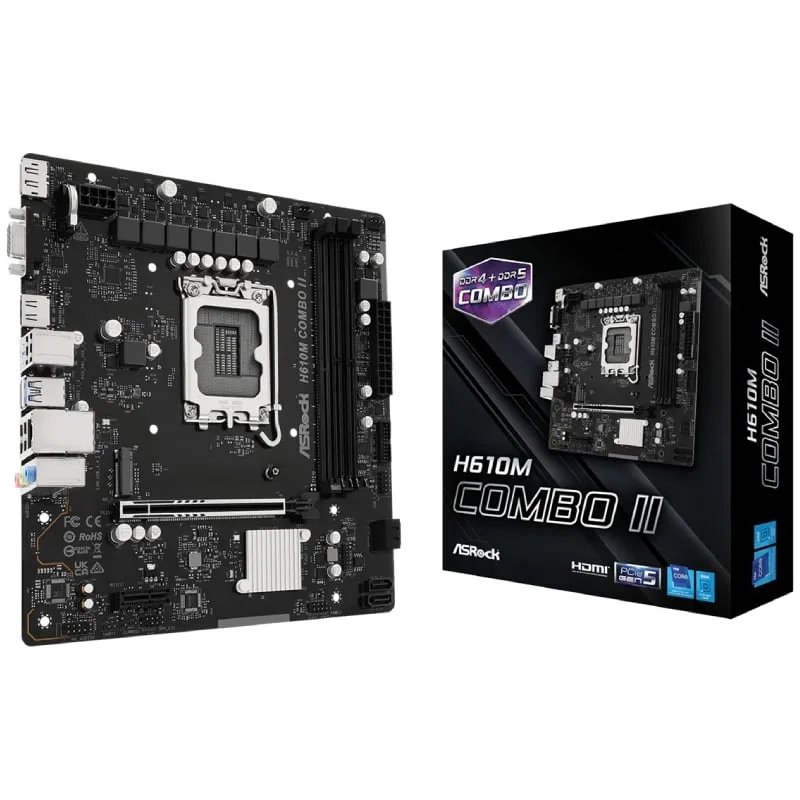 Placa Base Asrock H610M COMBO II Socket 1700