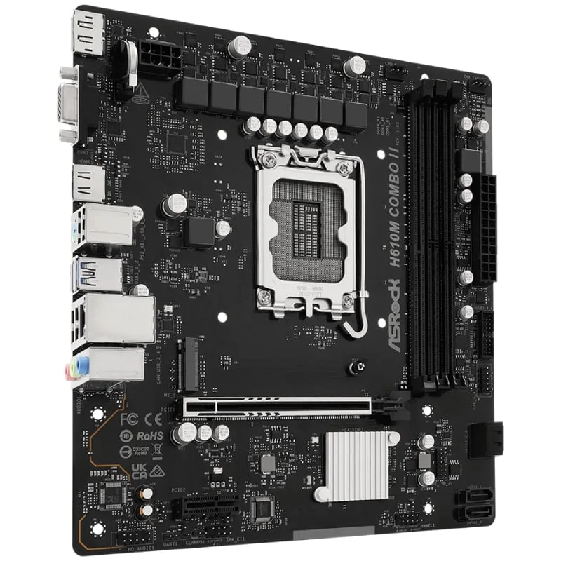 Placa Base Asrock H610M COMBO II Socket 1700, foto 3