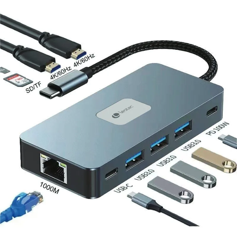 Docking USB Tipo-C Leotec LEDS02