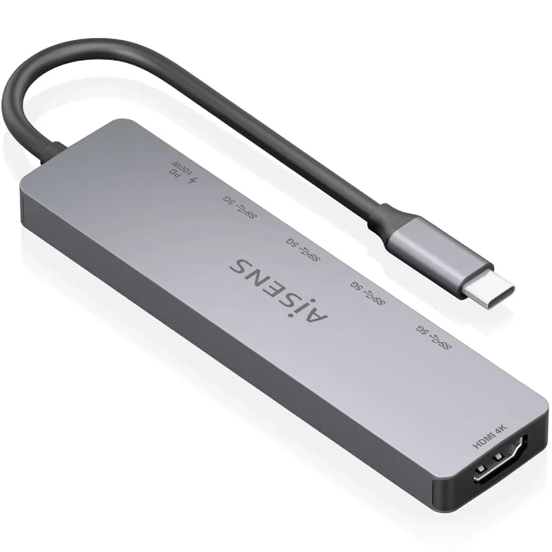Docking USB Tipo-C Aisens ASUC-6P047-GR, foto 2