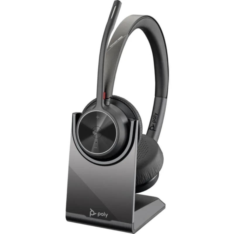 Auriculares Inalámbricos Poly Voyager 4320-M para Microsoft Teams + Adaptador BT700 + Base de Carga, foto 2