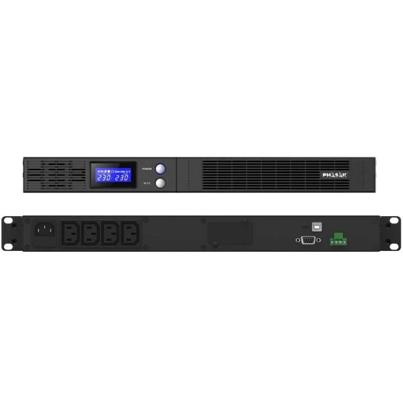 SAI Línea Interactiva Phasak Protekt Slim Rack, foto 2