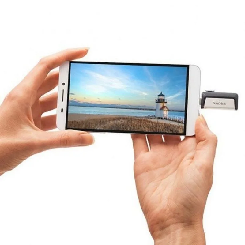 Pendrive 64GB SanDisk Dual USB Tipo-C Ultra USB 3.1, foto 4