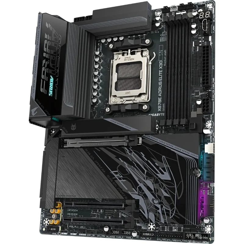 Placa Base Gigabyte X870E A ELITE X Socket AM5, foto 3