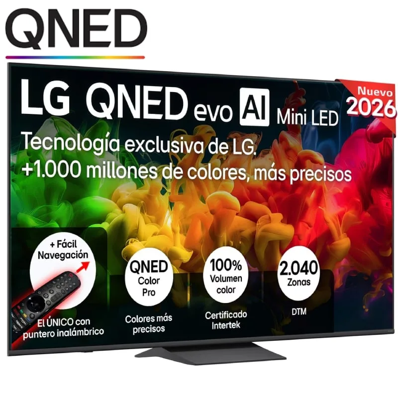 Televisor LG QNED evo AI QNED8EB Mini LED 55QNED8EB3B 55"