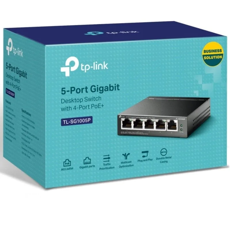 Switch TP-Link TL-SG1005P 5 Puertos, foto 2