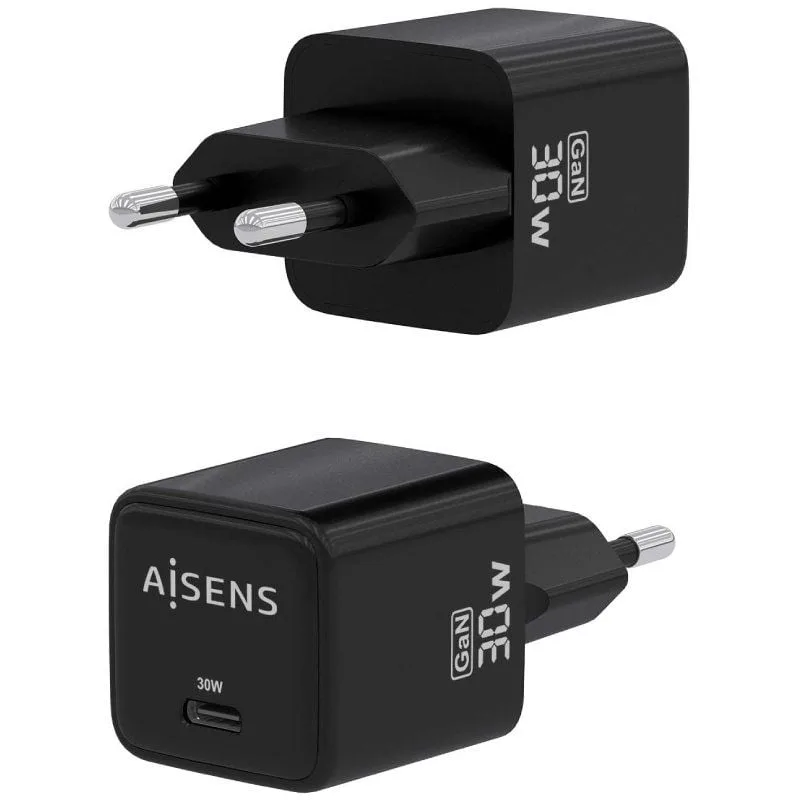 Cargador de Pared GaN Aisens ASCH-30W1P036-BK, foto 2