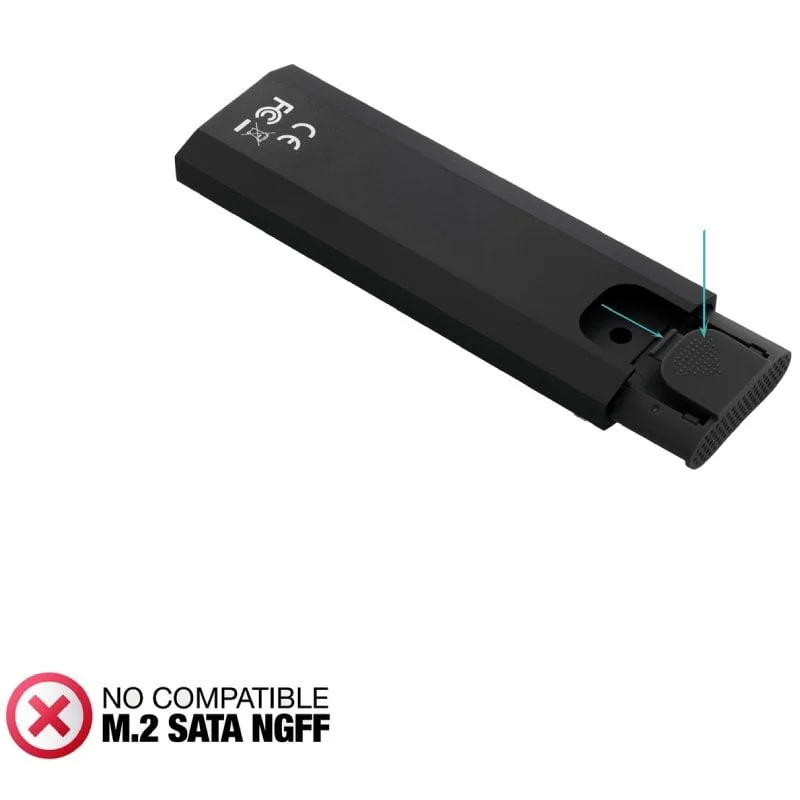 Caja Externa para Disco SSD M.2 NVMe TooQ TQE-2231B, foto 4