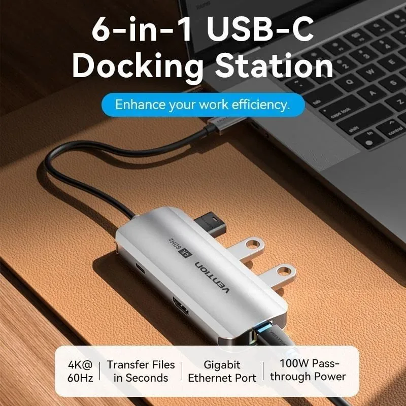 Docking USB Tipo-C Vention TQHHB, foto 2