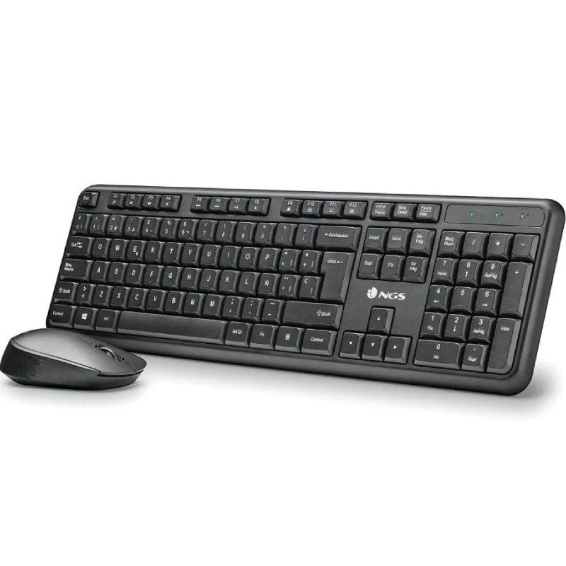 Teclado y Ratón Inalámbricos NGS Harmony Kit