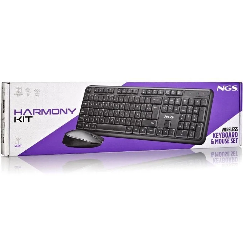 Teclado y Ratón Inalámbricos NGS Harmony Kit, foto 5