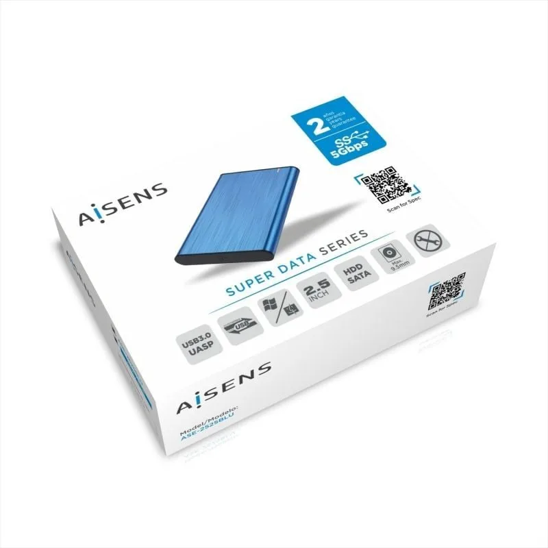 Caja Externa para Disco Duro de 2.5" Aisens ASE-2525BLU, foto 4
