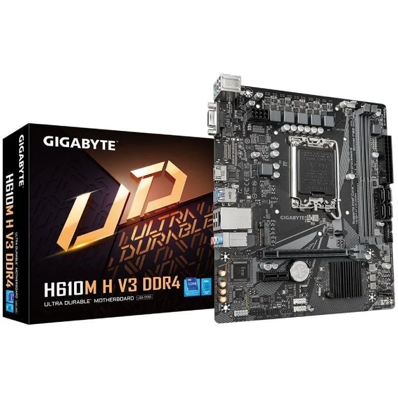 Placa Base Gigabyte H610M H V3 DDR4 Socket 1700