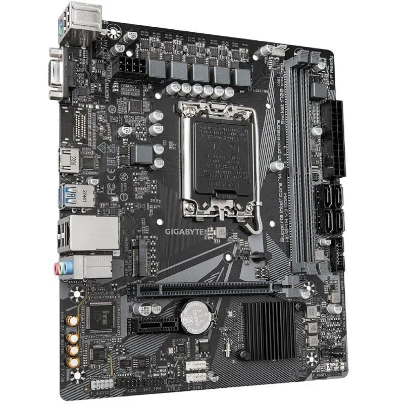 Placa Base Gigabyte H610M H V3 DDR4 Socket 1700, foto 3