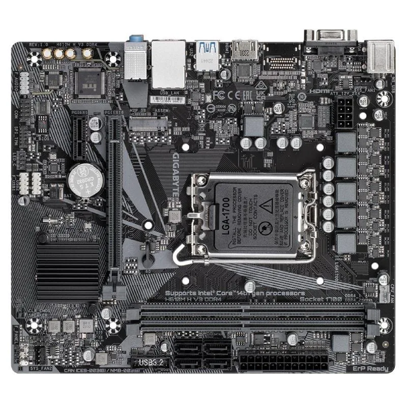 Placa Base Gigabyte H610M H V3 DDR4 Socket 1700, foto 4