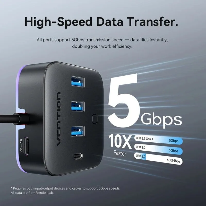 Hub USB 3.0 Vention CHZBD, foto 3