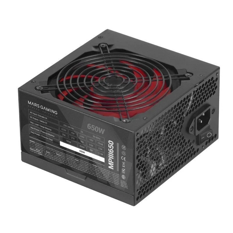 Fuente de Alimentación Mars Gaming MPIII650