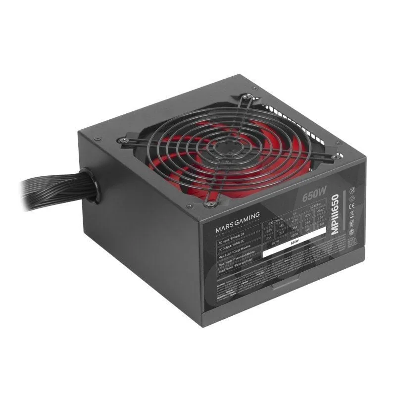 Fuente de Alimentación Mars Gaming MPIII650, foto 2
