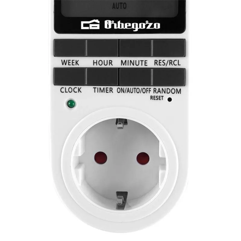 Programador de Enchufe Orbegozo PG 25, foto 3