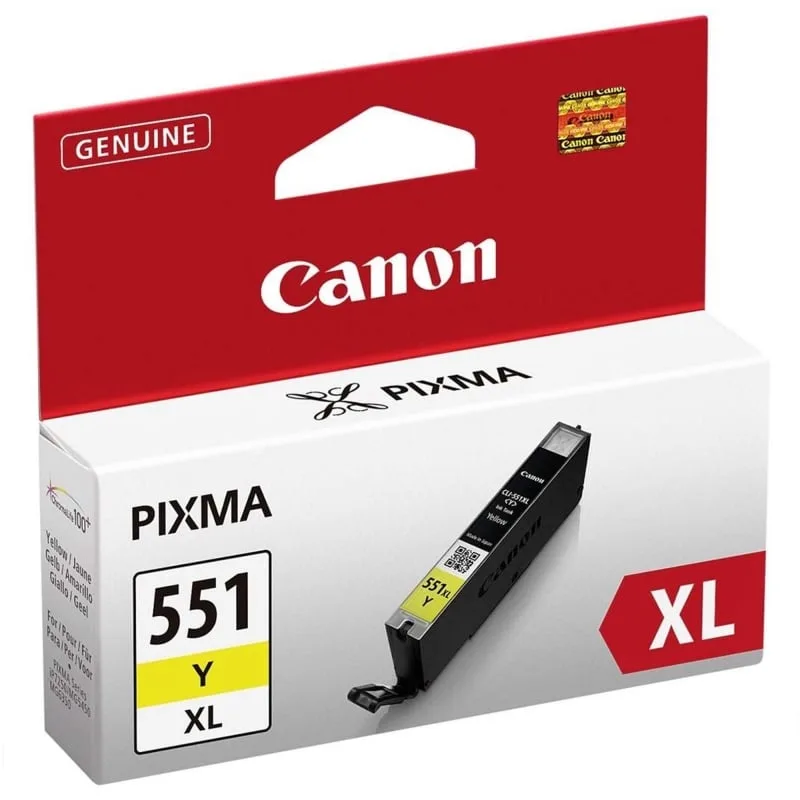 Cartucho de Tinta Original Canon CLI-551Y XL Alta Capacidad