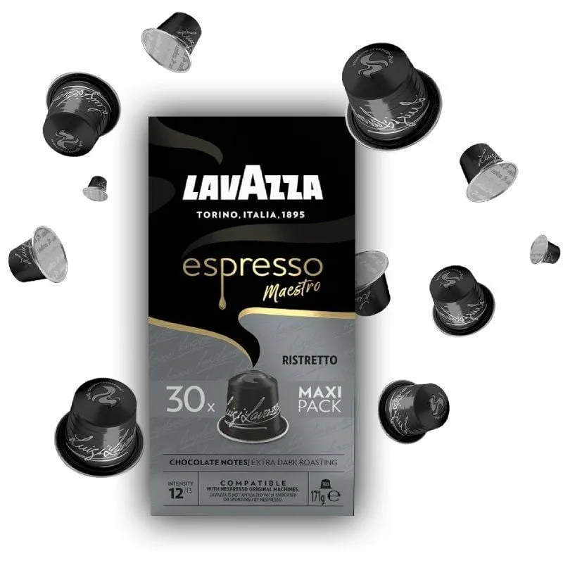 Cápsula Lavazza Espresso Maestro Ristretto para cafeteras Nespresso, foto 2