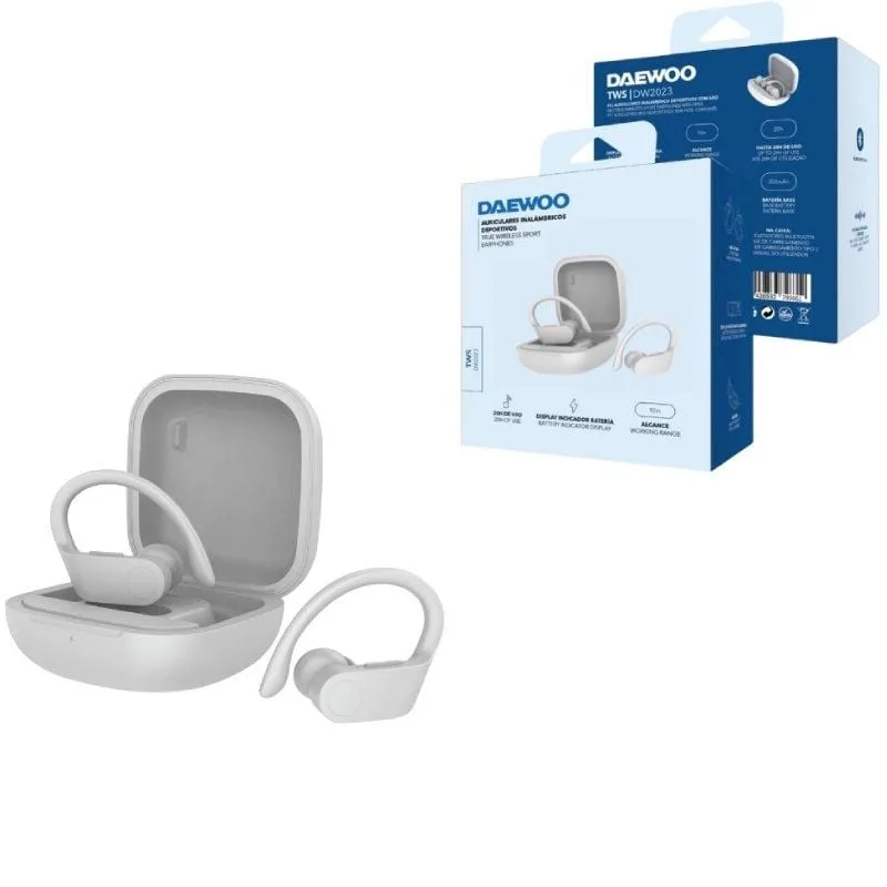 Auriculares Deportivos Bluetooth Daewoo DW2023 con estuche de carga, foto 3