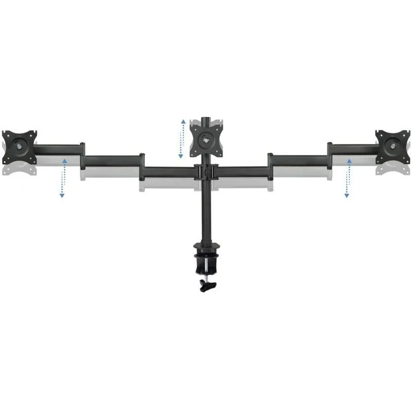 Soporte de Mesa para 3 Monitores TooQ DB1327TN-B, foto 2