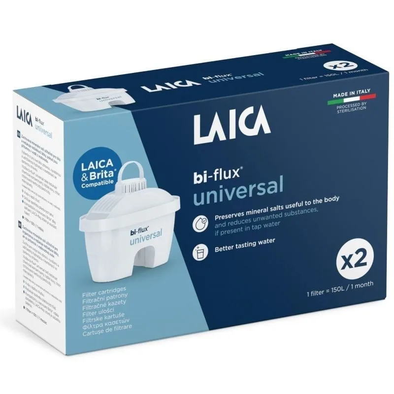Filtros 2 BI-FLUX Laica Slim F2L Universal, foto 3