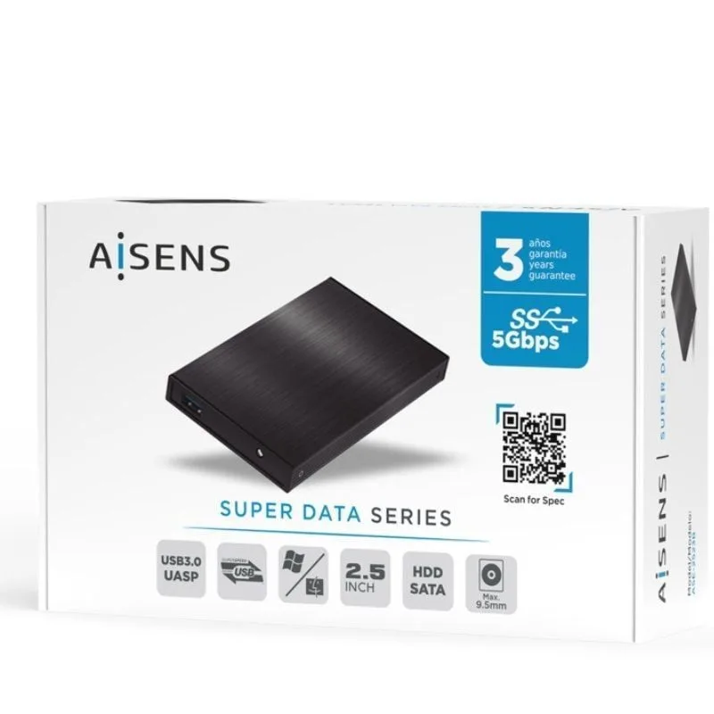 Caja Externa para Disco Duro de 2.5" Aisens ASE-2523B, foto 5