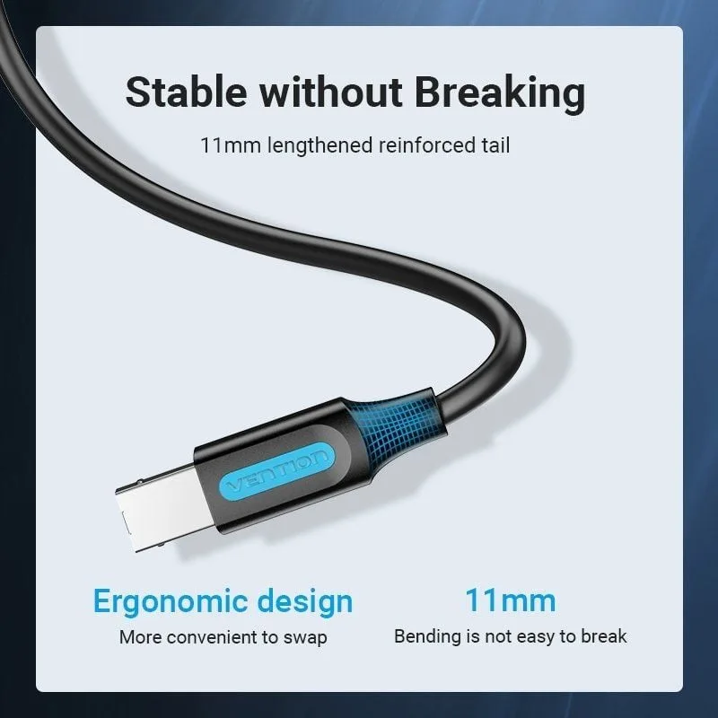 Cable USB 2.0 Impresora Vention COQBI, foto 3