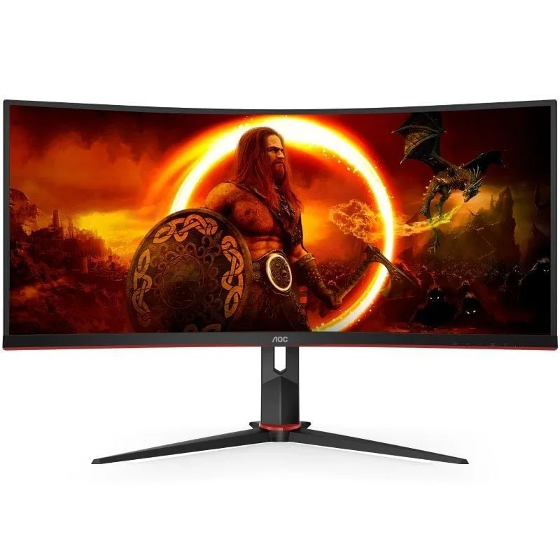 Monitor Gaming Ultrapanorámico Curvo AOC CU34G2XP/BK 34"