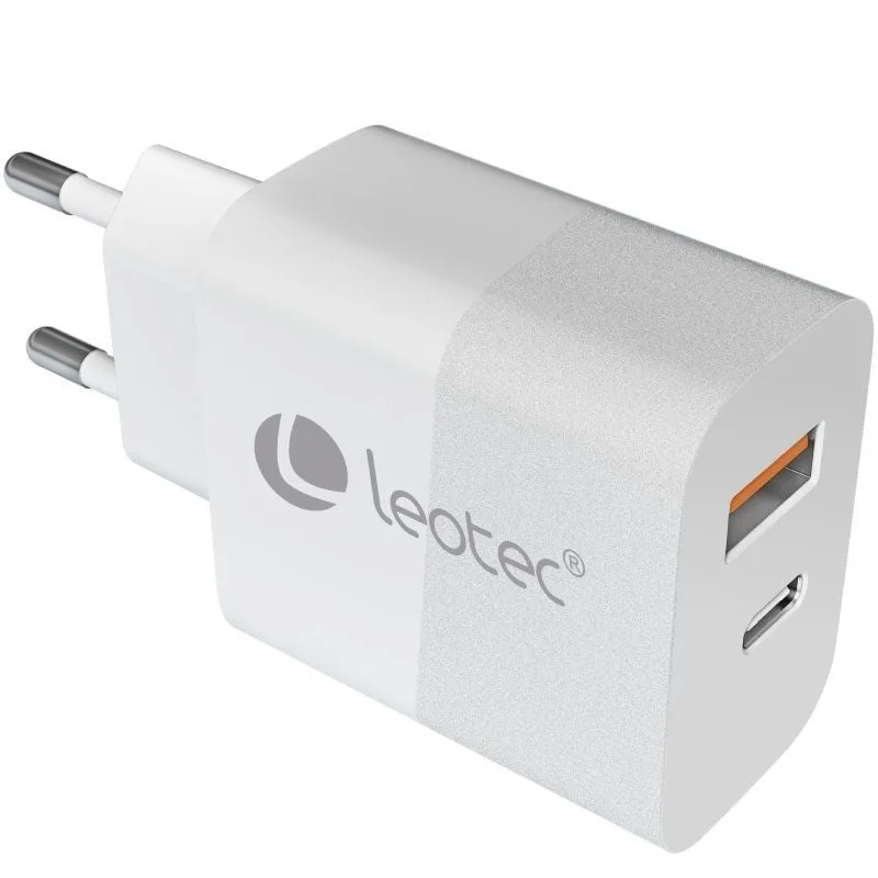 Cargador de Pared Leotec LECSPH20W2W2, foto 2