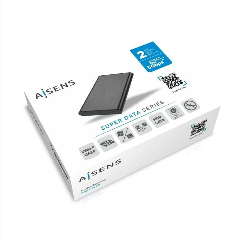 Caja Externa para Disco Duro de 2.5" Aisens ASE-2525B, foto 4
