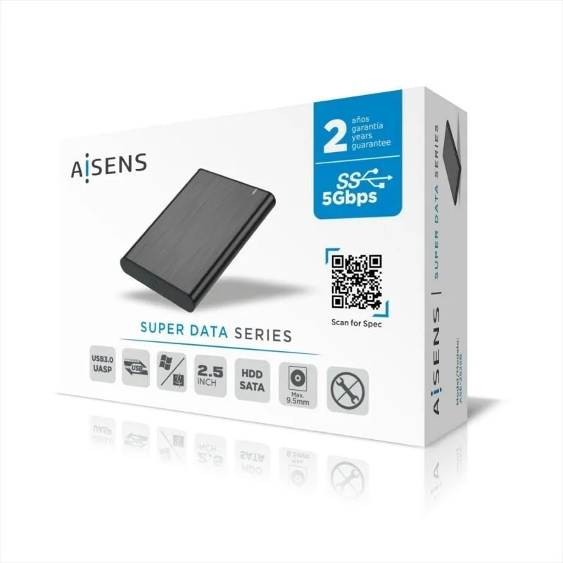 Caja Externa para Disco Duro de 2.5" Aisens ASE-2525B, foto 5