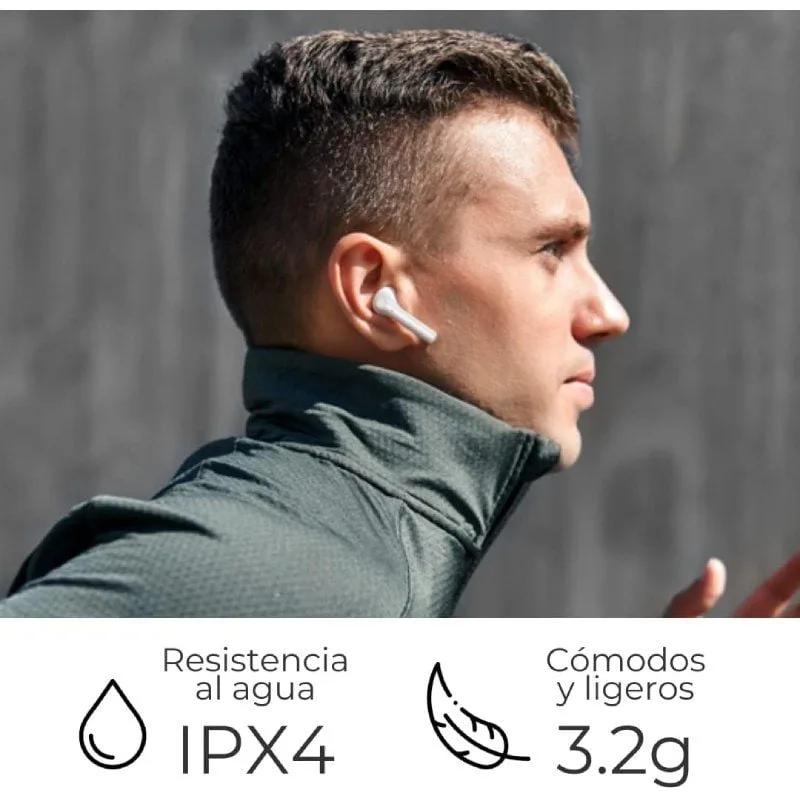 Auriculares Bluetooth ZTE Buds 2 con estuche de carga, foto 4