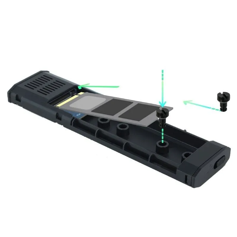 Caja Externa para Disco SSD M.2 NVMe TooQ TQE-2223B, foto 4