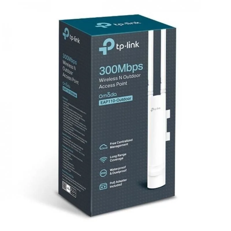 Punto de Acceso Inalámbrico TP-Link Omada EAP110-Outdoor PoE 300Mbps, foto 4