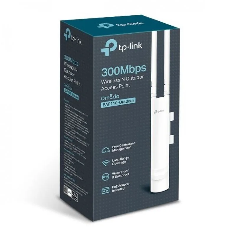 Punto de Acceso Inalámbrico TP-Link Omada EAP110-Outdoor PoE 300Mbps, foto 5