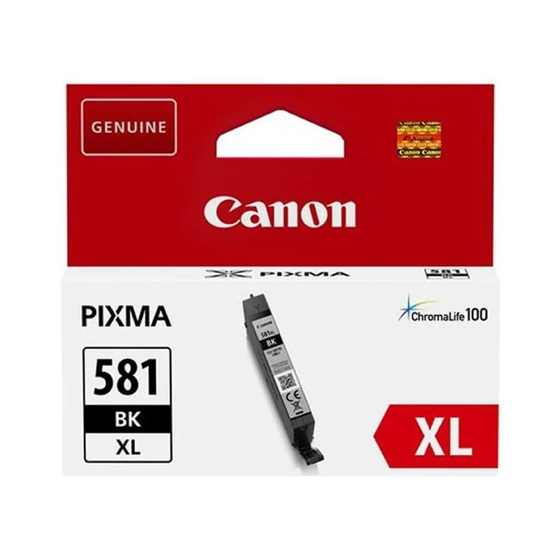 Cartucho de Tinta Original Canon CLI-581BKXL Alta Capacidad