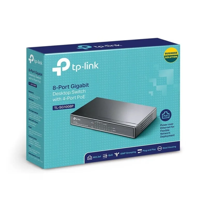 Switch TP-Link TL-SG1008P 8 Puertos, foto 4