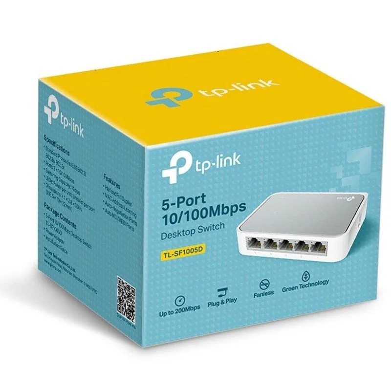 Switch TP-Link TL-SF1005D 5 Puertos, foto 3
