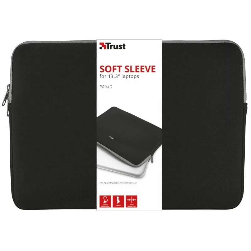 Funda Trust Primo Soft Sleeve para Portátiles hasta 13.3"