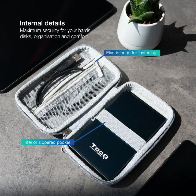 Funda para Disco Externo de 2.5" TooQ TQBC-E2503G, foto 2