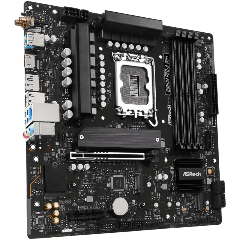 Placa Base Asrock B860M PRO-A WIFI Socket 1851, foto 3